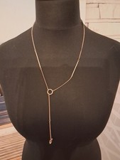 Lagenlook Kette goldfarben Choker Oesen für weitere Anhänger süß