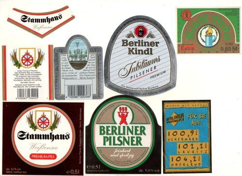 Bieretiketten ddr später - 4,