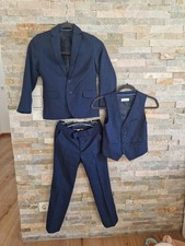 Jungen Anzug Marine Dunkelblau