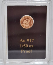 Krügerrand 2025 Gold 1/50  0,679 g oz Proof PP  limitierte Auflage 50.000  Privy
