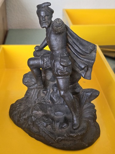 Antike gusseisenfigur 1890 - gusseisenfigur, ca.1890