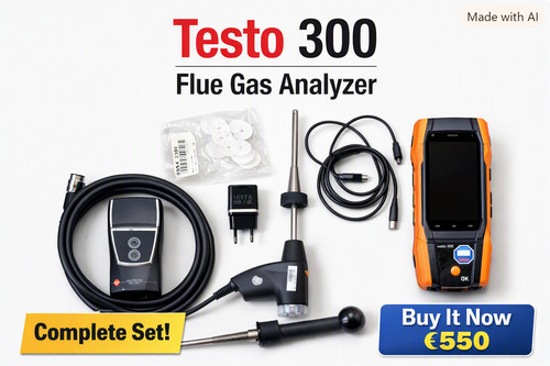 Testo 300 flue gas analyzer - flue,