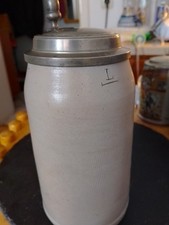 Bierkrug alt um 1870 Keferloher gerillt