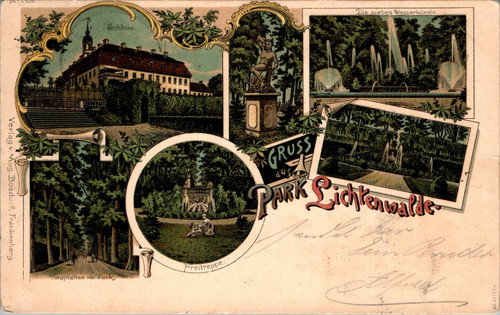 Litho gruss aus - litho, niederwiesa