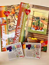 2x RICO Design Bastelhefte: Toscana * Mediterran * 16 Bildmotive * 3D Technik