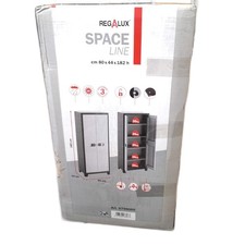 Regalux Kunststoffschrank Aufbewahrungsschrank Kunststoff Space Line Stauraum 44