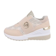 Sneakers Low Damenschuhe 6023 Ital-design In Beige