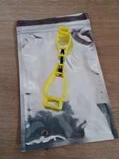 Handschuhhalter Plastikclip Gelb, Für Arbeitshandschuhe, Handwerk, Feuerwehr NEU