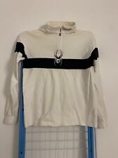 Spyder Skishirt für Herren Größe L weiß/schwarz, gebraucht.