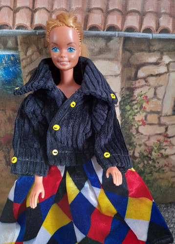 Barbie kleidung harlekin - , "harlekin