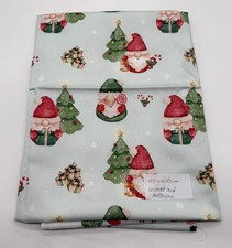 1 M Stoff Wichtel Blau Rot