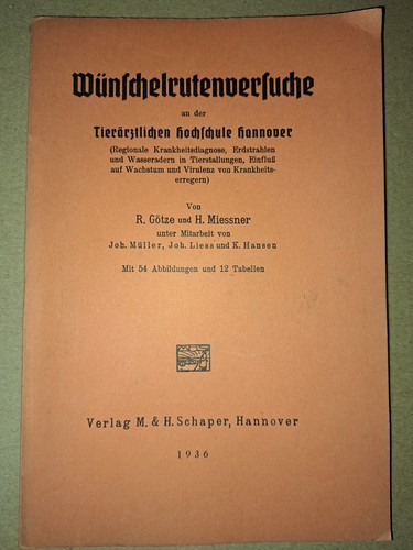 Wünschelrutenversuche