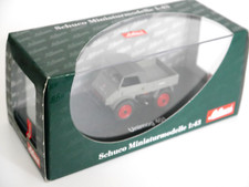 Mercedes Benz Unimog 401 Cabriolet Cabrio grau grey, Schuco 03112 in 1:43 Ovp