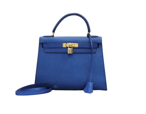 Hermes kelly handtasche blau - handtasche,
