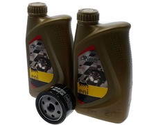 Ölwechsel Set Motoröl 5W40 Filter HF184 kompatibel für Piaggio MP3 500 X8 X9 X10