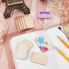 Holzplatten Rechteck Bastelbedarf Dekorationsmaterial vielseitig