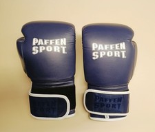 PAFFEN Sport PRO KLETT Boxen Boxhandschuhe Sparring Leder 16 oz