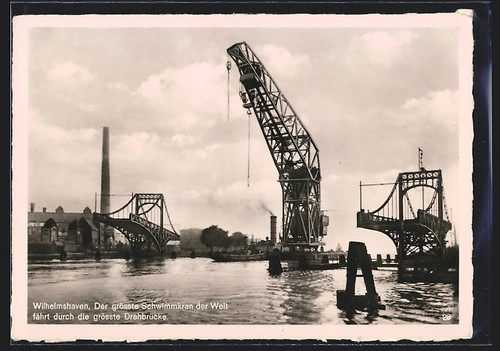Ansichtskarte wilhelmshaven - ansichtskarte,