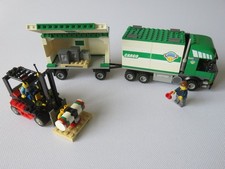 LEGO 7733 City LKW mit Gabelstapler, komplett, OVP & OBA  
