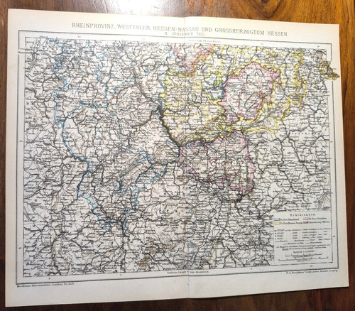 Original histor landkarte - original,