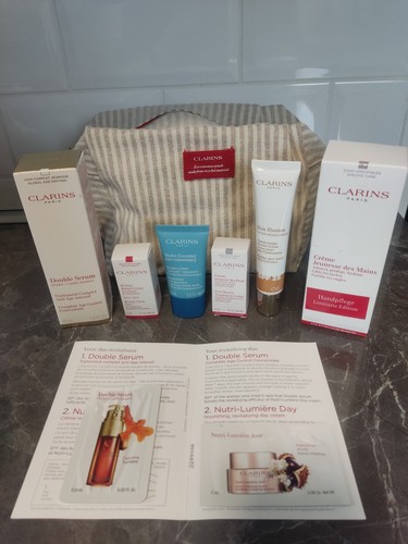 Clarins kosmetik set - clarins, kosmetik-set