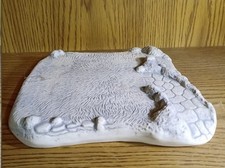 S-0841 - Basis für Häuser - grundiert - Schrühware - Keramik-Rohlinge- 20 x 18cm