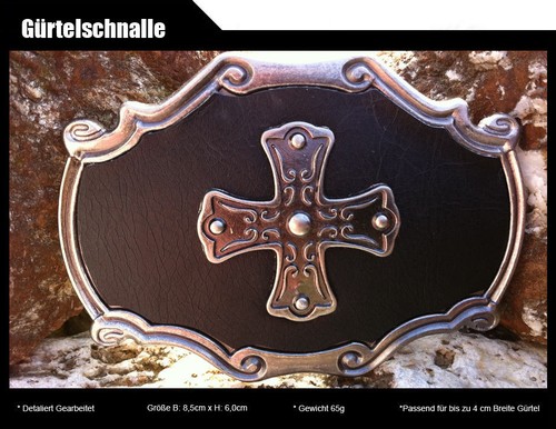 Gürtelschnallle kelten kreuz - gürtelschnallle,