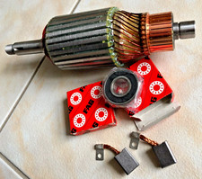 Anker Läufer REE/LJ/GEH für Bosch Gleichstrom Lichtmaschine u. Kohlen+FAG Lager