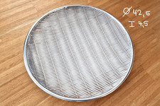 Große, geflochtene Design-Schale, Metallstreifen, Alu od. Edelstahl? - NEU!