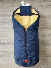 Kaiserbaby Lammfell Fußsack "Iglu Organic Cotton" – Navy