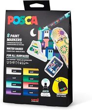 Marker UNI POSCA PC-5M. 8 Farben inkl. Stoffbeutel