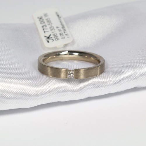 Weissgold 585 ring mit - 585,