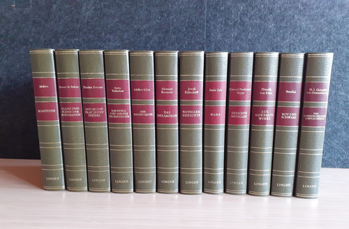12x bibliothek der klassiker - bibliothek,