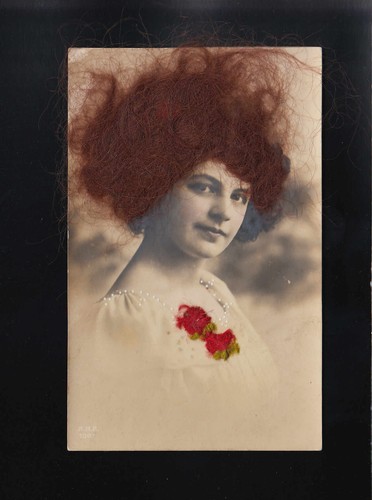 Frau braunes echthaar - frau, frisur