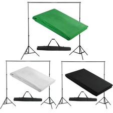 Fotostudio Hintergrundsystem Teleskop Hintergrund Stativ mit Tasche Profi Set