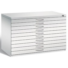 Flachablageschrank mit 10