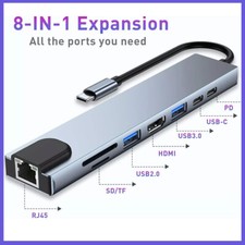 USB-C Hub 8-IN-1 Adapter 4K