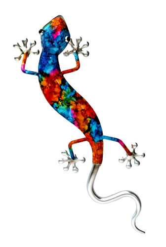 Wanddeko gecko deko tier figur - gecko,