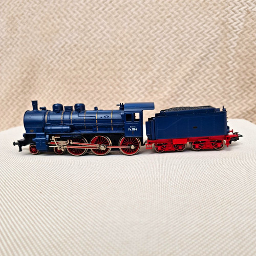 Dampflok mit tender - h0, p