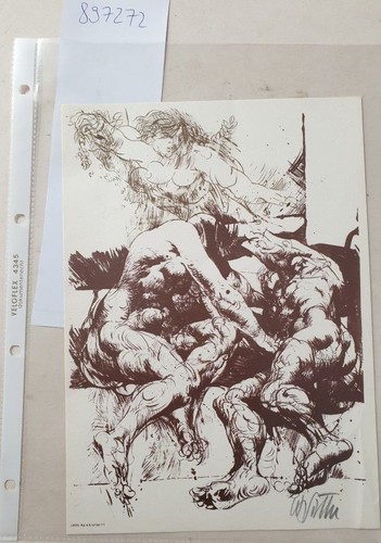 Kunstdruck sepia von willi - in,