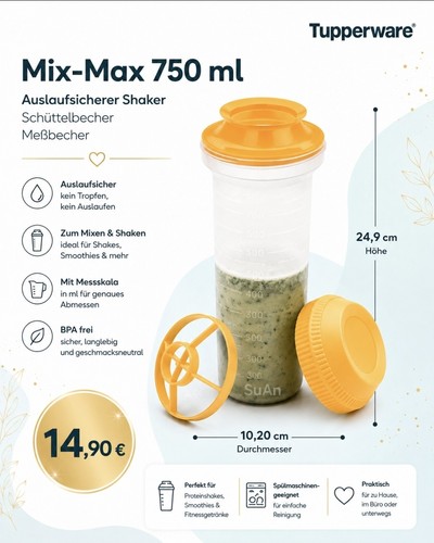 Tupperware mix max 750 - mix-max, ml