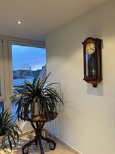 Wanduhr mit Pendel Holz Antik