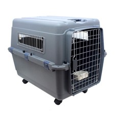 XL Stabile Hunde Transportbox Transportbox 100.0 x 67.0 x 75.0 cm Hunde Box Grau
