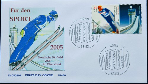 Fdc bund 2442 sporthilfe - fdc, nr.