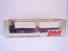 1:87 MAN Hängerzug - Wechselpritsche von AMW (Nr. 70392), TOP-Zustand (Lot#6403)