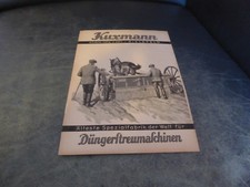 Prospekt Kuxmann Düngerstreumaschinen 