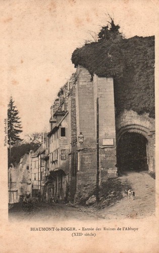 Cpa beaumont le roger - 27, beaumont-le-roger