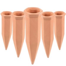 Bewässerungskugel 5er Terrakotta automatisch Pflanzen Gießkegel Bewässerungss...