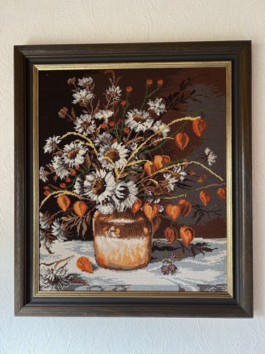 Vintage gobelin stickbild - gobelin,