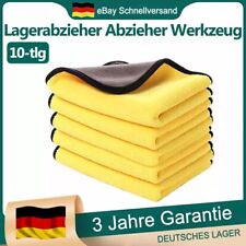 10X Poliertuch Auto Randlos Mikrofasertuch 30 x 30cm Trockentuch Microfaser